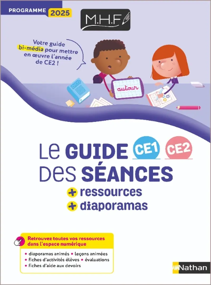 Guide des s&eacute;ances + Ressources + Diaporamas CE1/CE2 - Programme 2025&nbsp;